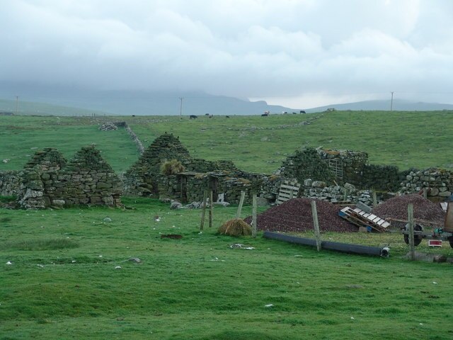 The old croft Old croft buildings at Dalsetter