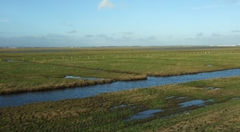 Ribble Estuary NNR Taken from the top if the sea wall looking across the estuary towards BAE.