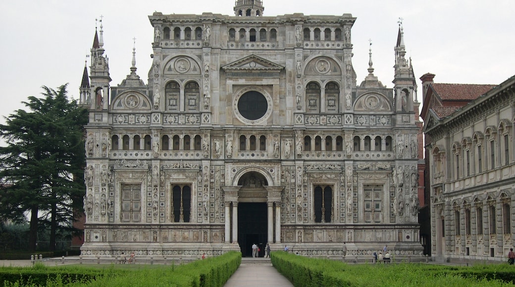 « Certosa di Pavia», photo de Lamberto Zannotti (CC BY-SA) / rognée de l’originale