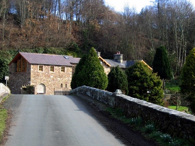 Bridgend, near Wreay Another view which shows how the house got its name.