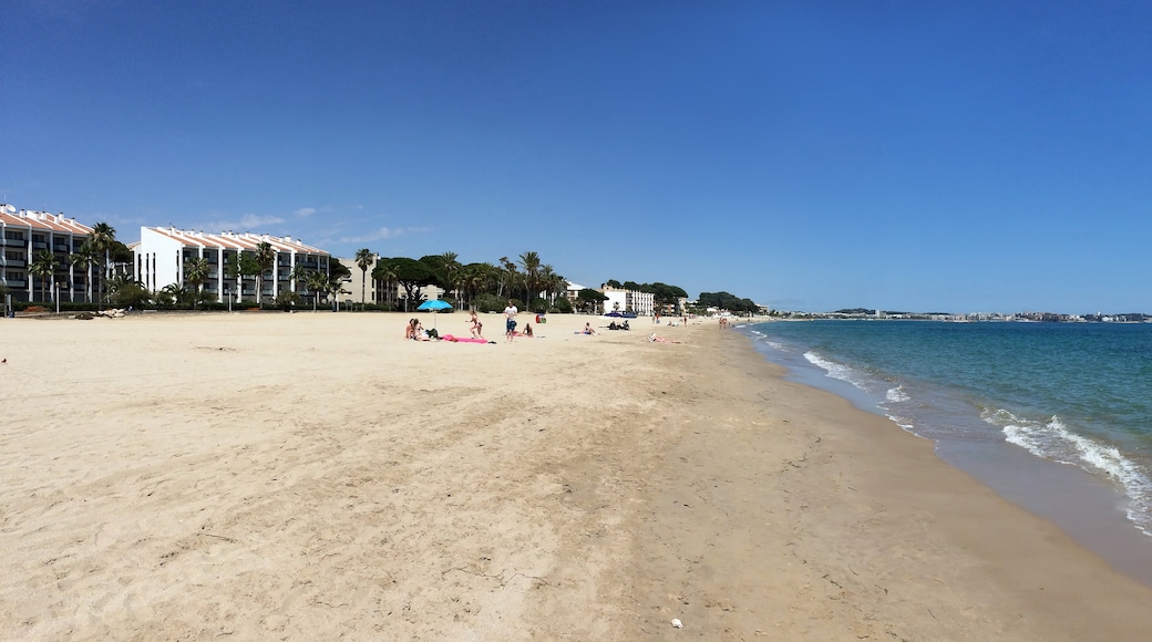 Foto "Playa del Esquirol" de Mika Auramo (CC BY) / Recortada de la original