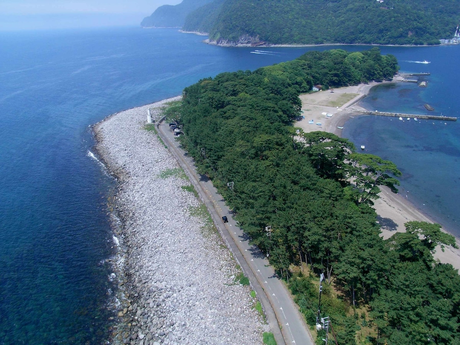 Cape Mihama in Heda, Numazu city, Shizuoka prefecture, Japan.
