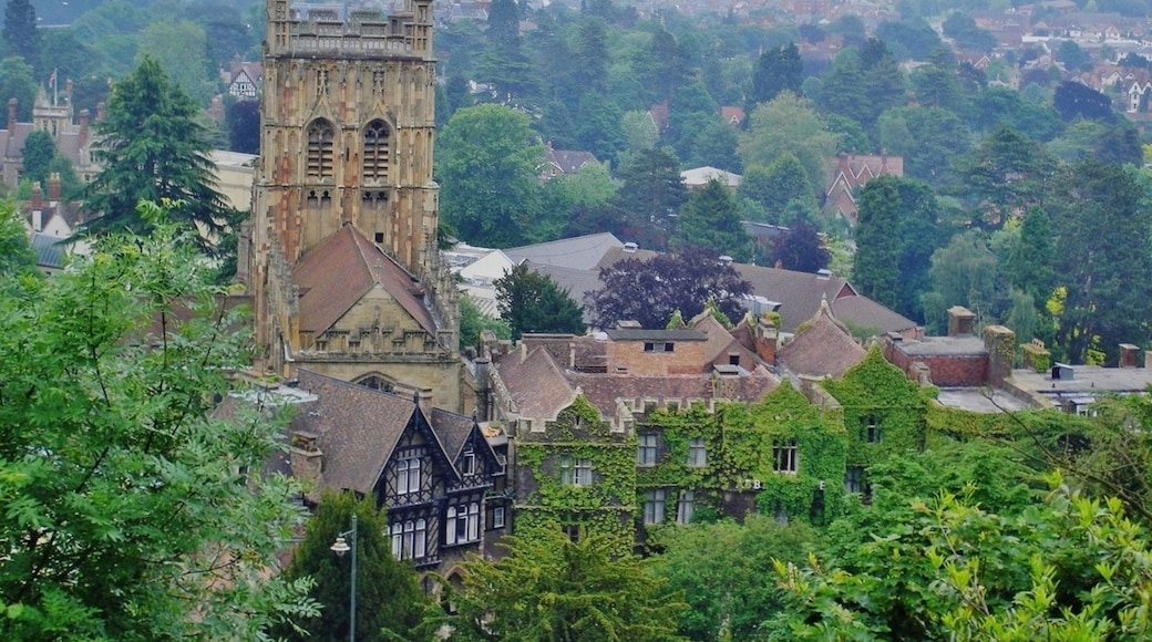 "Great Malvern Priory"-foto av Peter Broster (CC BY) / Urklipp från original