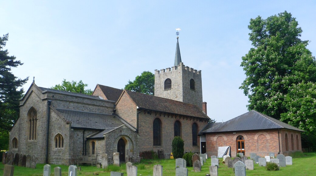 St Michael and All Angels Church, Church Lane, Pirbright, Borough of Guildford, Surrey, England.
