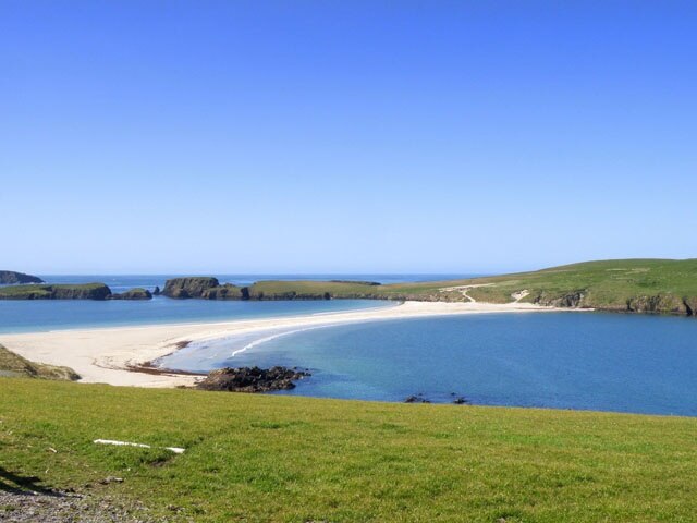 Tombolo at St Ninian's Isle