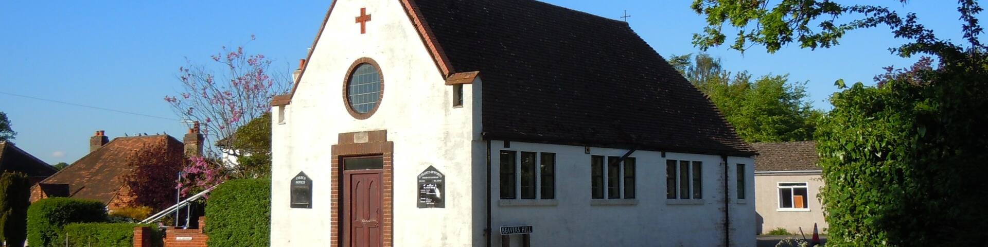 St Francis' Church, Three Stiles Road, Byworth, Farnham, Borough of Waverley, Surrey, England.
