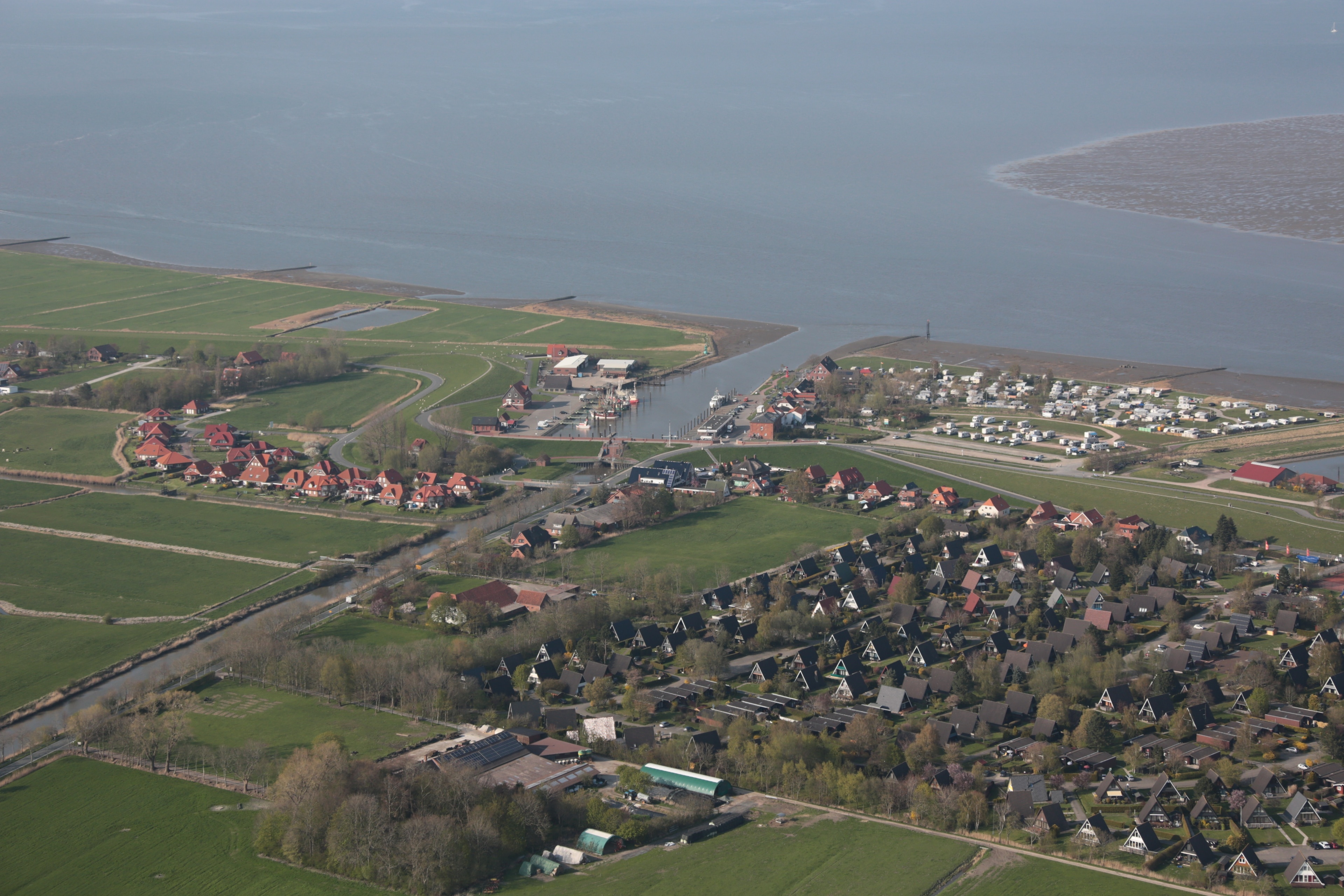 Nordseebad Burhave, Butjadingen, Niedersachsen, Deutschland