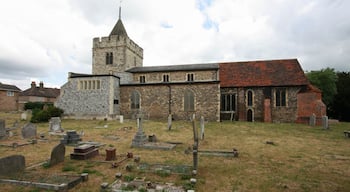St Michael's parish church, Aveley, Essex, seen from the south