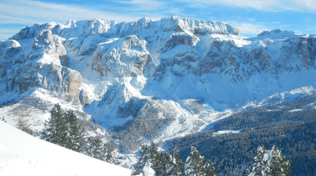 Station de ski de Ciampino-Sella, Selva di Val Gardena, Trentin-Haut-Adige, Italie