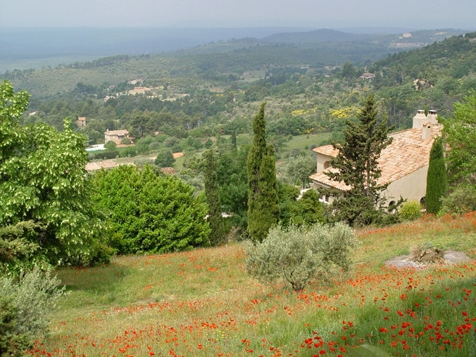 Tourtour, view to the south