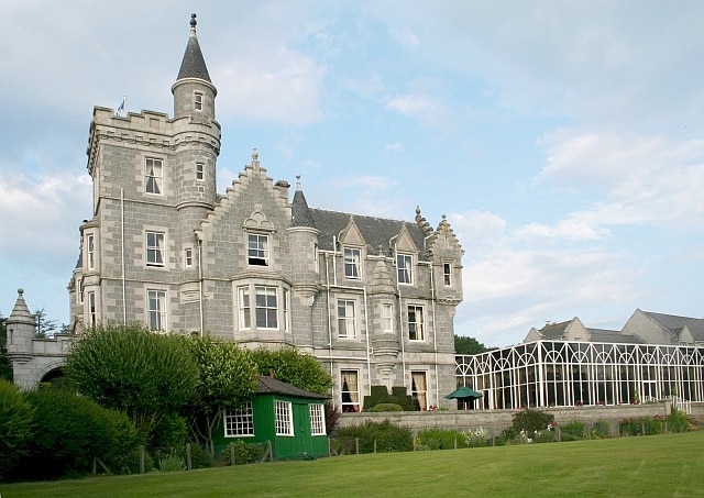 Macdonald Ardoe House Now a hotel, once a 19th century mansion house inspired by the royal residence of Balmoral Castle, a few miles upstream. Can be used for weddings, banquets and daughter's graduation ball.