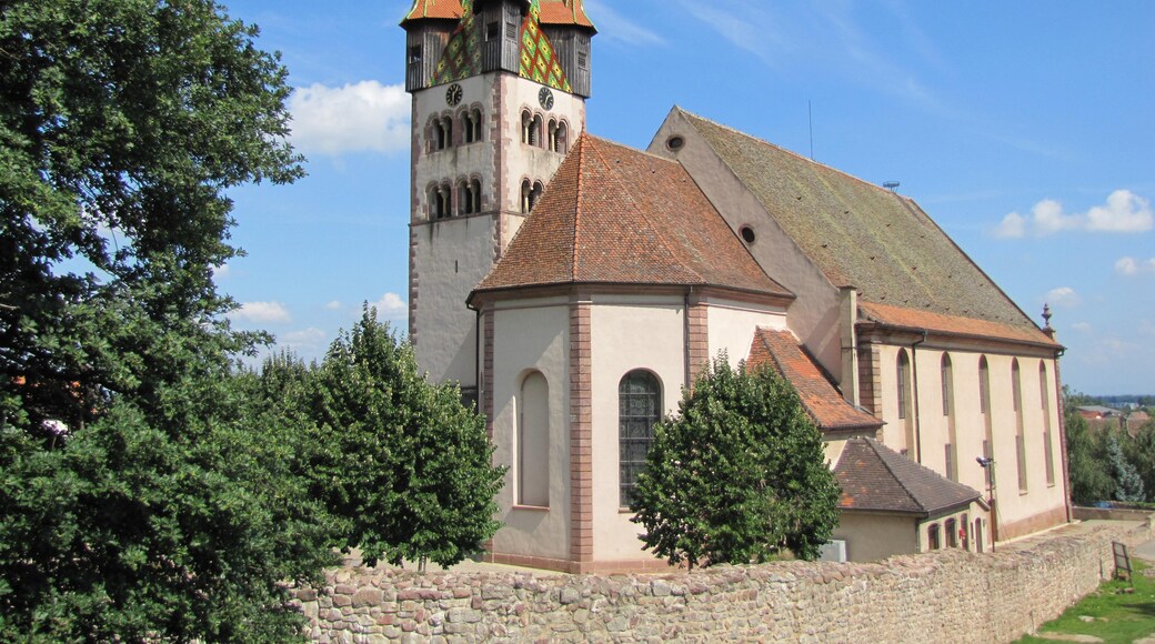 « Église Saint-Georges de Châtenois», photo de Ralph Hammann (CC BY-SA) / rognée de l’originale