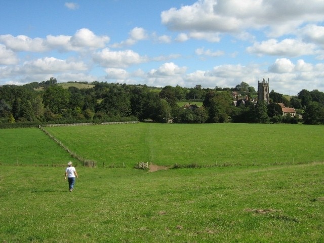 Publow, Chew Valley. approached from the south east on the 'Two Rivers Way'