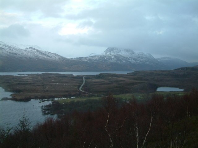 Winter view of Slioch