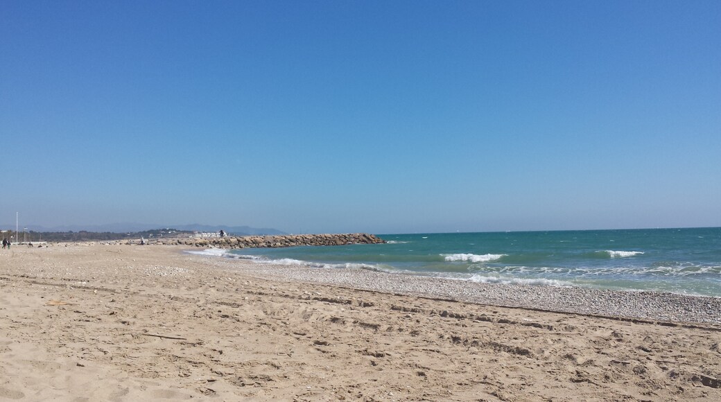 Foto ‘Llarga Beach’ van EliziR (CC BY-SA) / bijgesneden versie van origineel