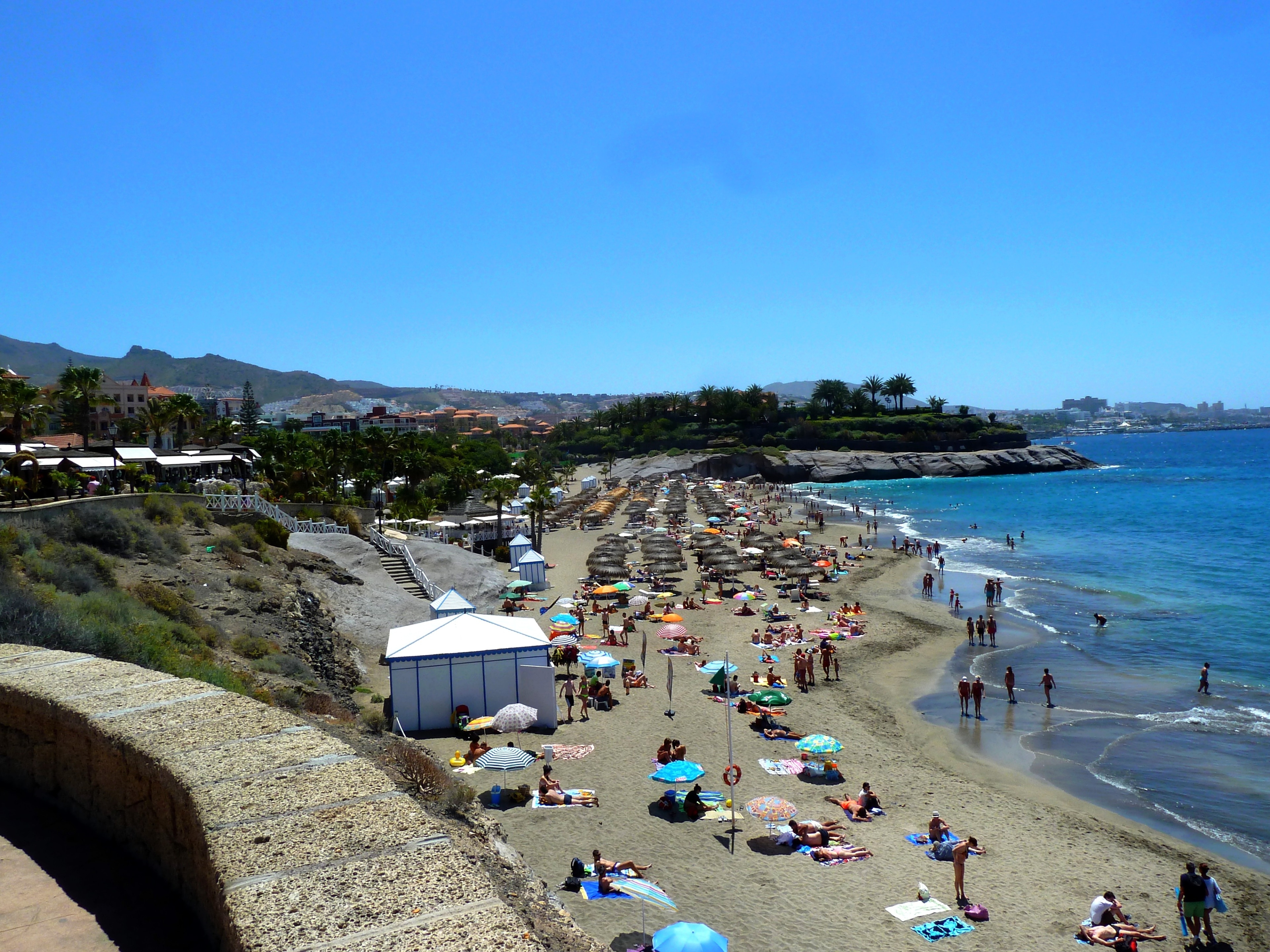 Playa del Duque beach, a place to relax and enjoy