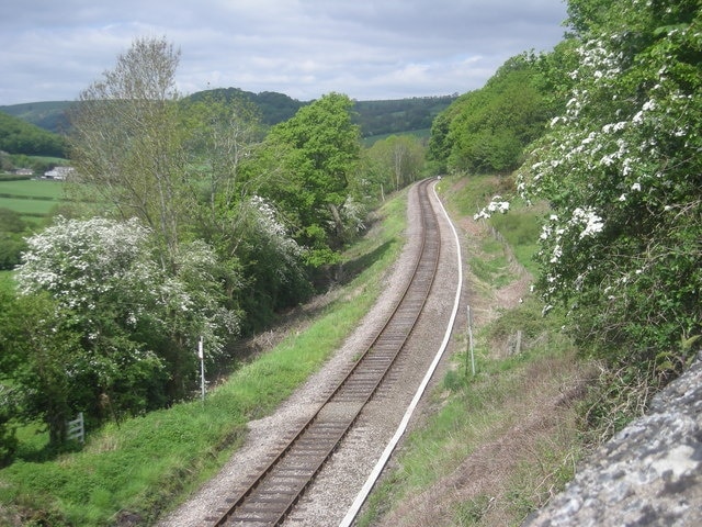 The Heart of Wales Line near Knucklas