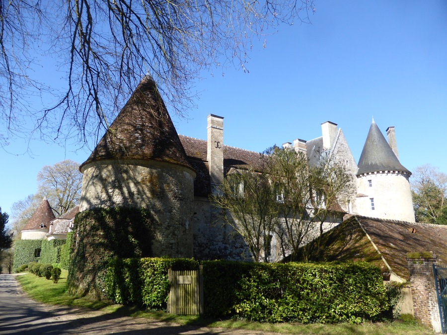 Château de Maison-Maugis, dans l'Orne.