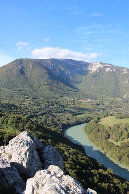 Panoramic view from the Rocher de Léaz