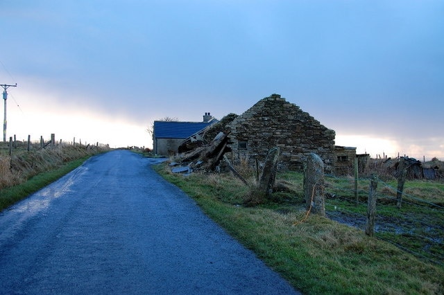 One-for-one? Near Dale. Orkney Islands Council have had a policy of being able to build a new dwelling to replace a derelict one.... referred to as "one-for-one" colloquially. This may be the case here.