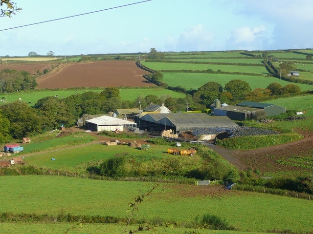 Babbington Farm A shot which takes in all of a typical west-country livestock farm.