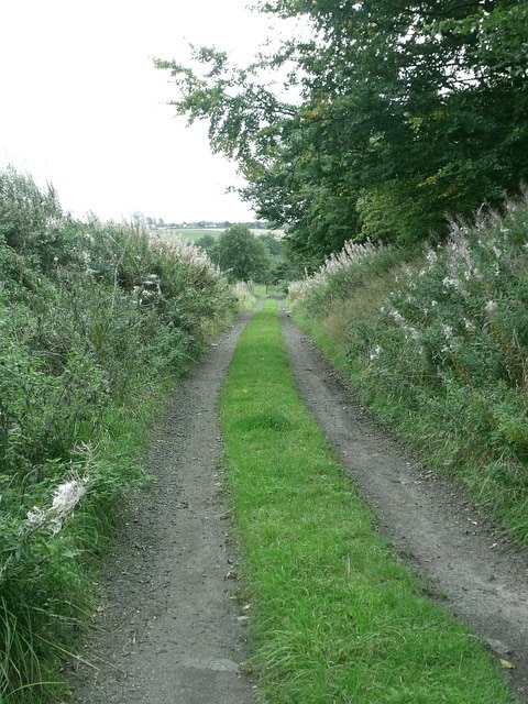 Bredisholm Track Original line of a tramway from Bredisholm No.3 Colliery.