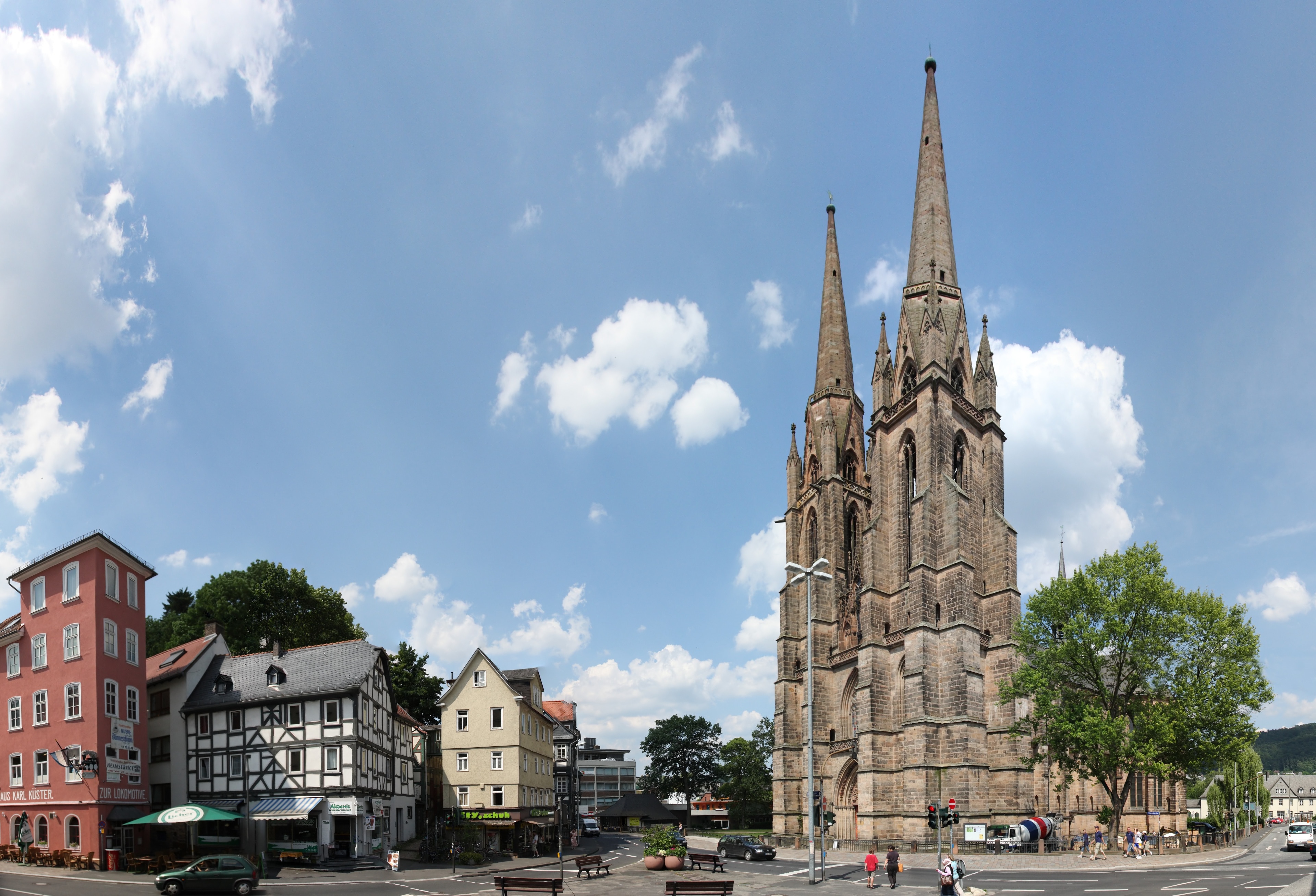 Die Elisabethkirche in Marburg