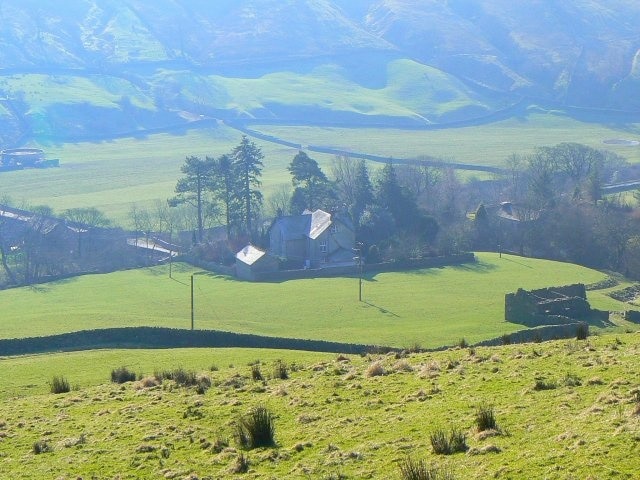 Kirk Bridge Garsdale Seen from the slopes of Tarn Rigg Hill.