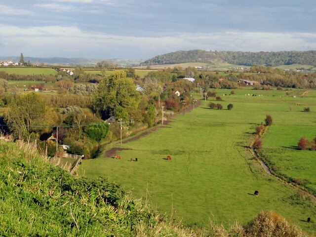 Southlake Moor Southlake Moor from the top of Burrow Mump