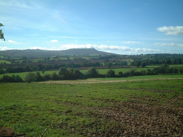 Countryside towards Clee Hill