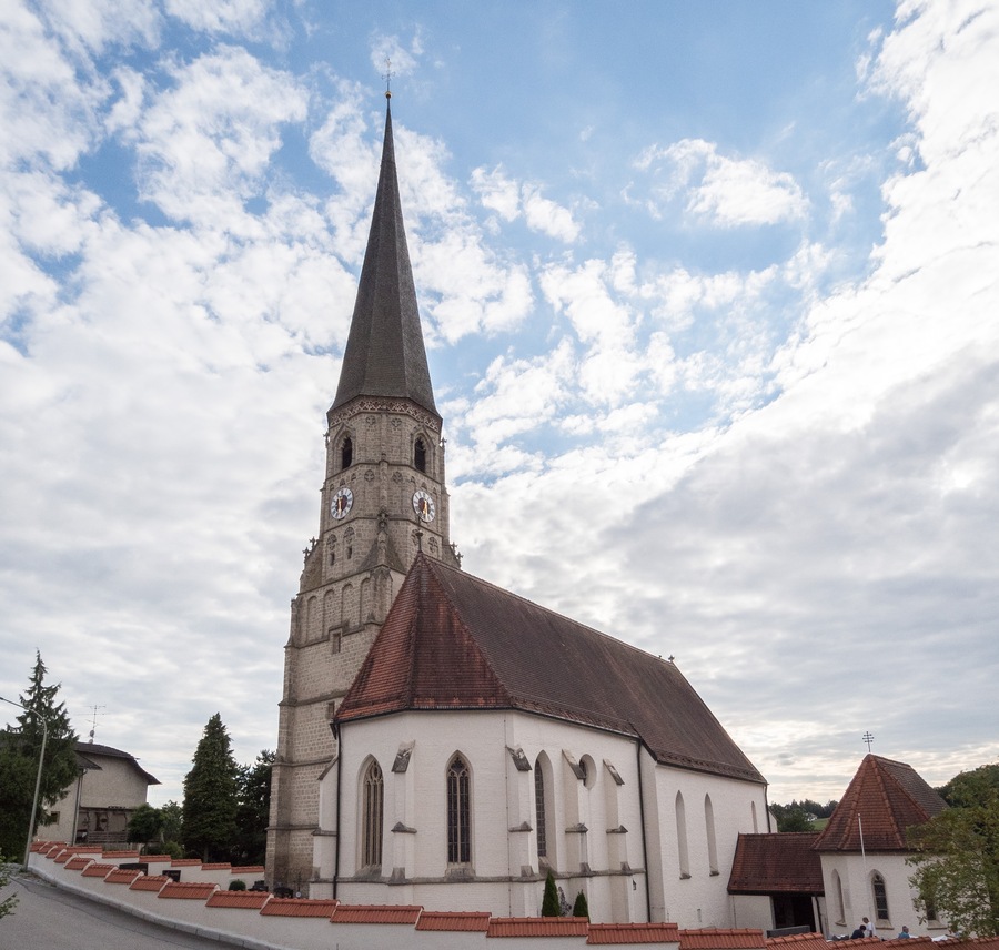Pilgrimage church Saint Alban in Taubenbach, east view