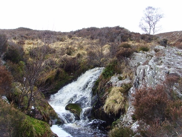 A small fall on the Allt Dhail Bhaich