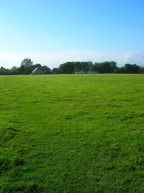 Nursery near Milton Gate Viewed from the Wealdway footpath that runs between Wilmington and Milton Street. The structure to the left is a converted barn.