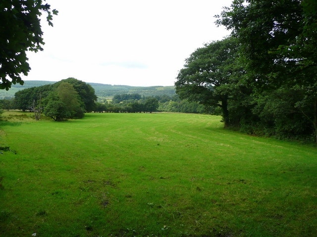 Dulais valley floor Meadows north of the A4109 between Crynant and Nant-y-cafn.