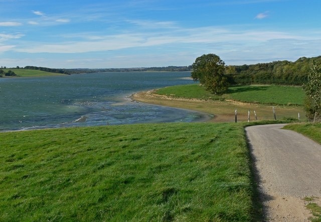 Rutland Water Circular Route On the south shore of the Hambleton Peninsula, Rutland Water.