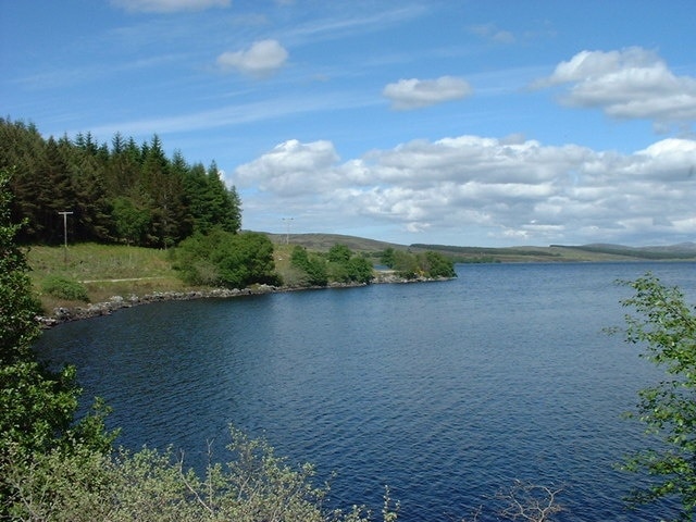 A Bay on Loch Naver Looking North East on a quiet summer's day