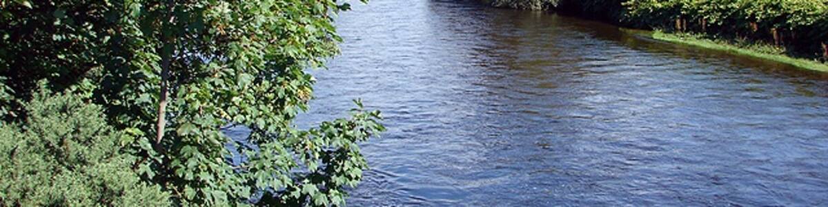 Photo "Afon Rheidol The Rheidol, looking upstream." by OLU (Creative Commons Attribution-Share Alike 2.0) / Cropped from original