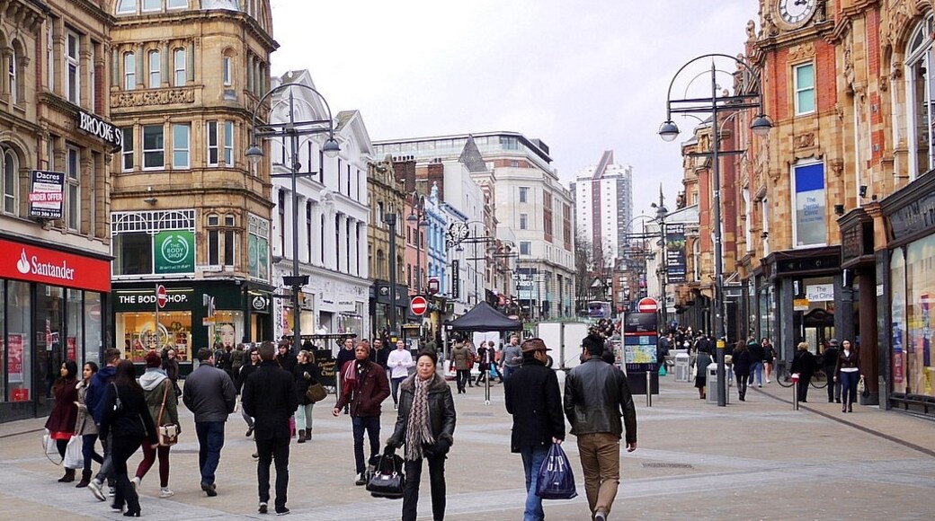 Photo "Briggate" by Andrew Curtis (CC BY-SA) / Cropped from original