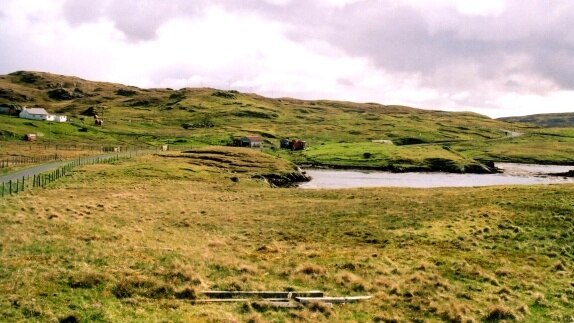 Mooradale. Crofts on the shores of Boatsroom Voe