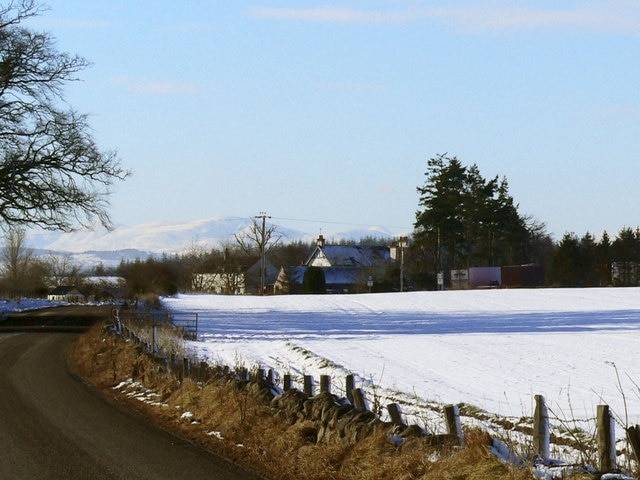 Romantic Tore, near to Tore, Highland, Great Britain. The village of Tore Winter 2008