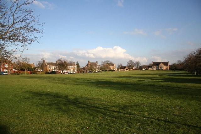 Lancaster Green. Former officer's houses at RAF Hemswell, now known as Lancaster Green