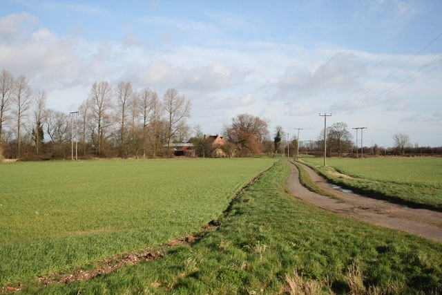 View to Waithe Mill Looking north east from Church Lane towards Waithe Mill