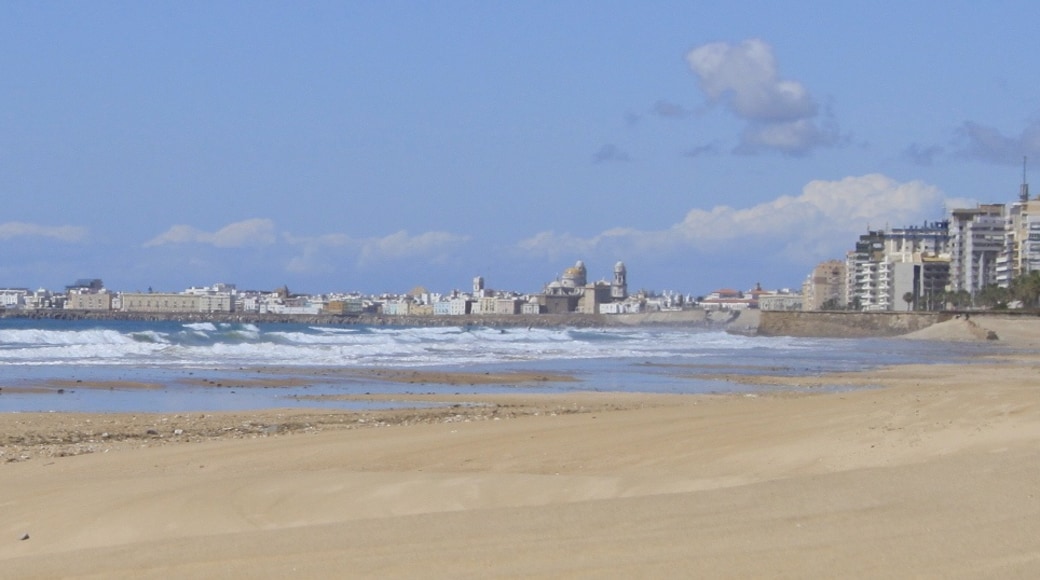 Foto "Praia de la Cortadura" de carlos de celis (CC BY) / Recortada do original