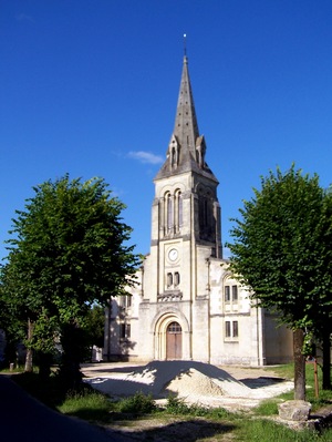 Saint Peter in Chains church of Langoiran (Gironde, France)