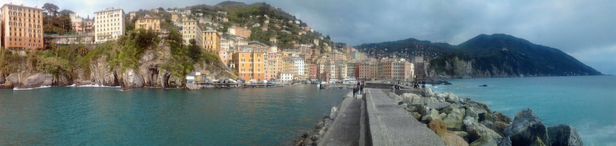 Camogli panoramica dal molo