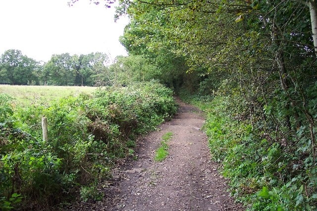 Priest Lane. Priest Lane is, nowadays, a bridle path running along the edge of the army ranges and connecting Lucas Farm Road with the delightfully-named Donkeytown. Looking north.