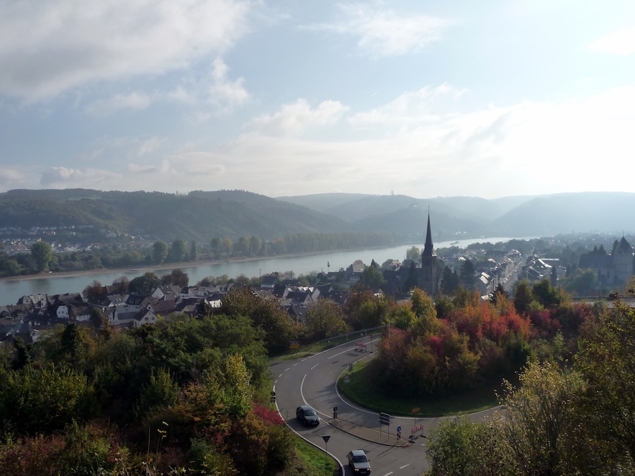 Rhens vom Königsstuhl aus - 2009-10-18