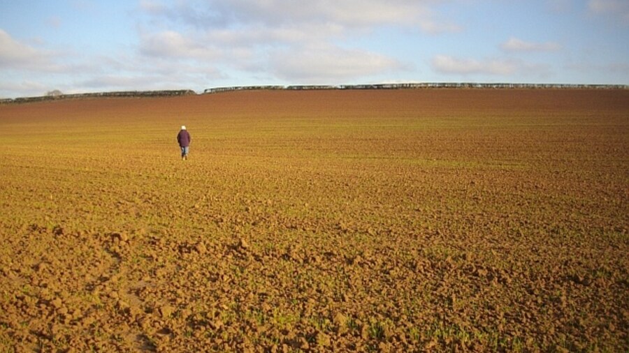 Photo "Poet's Path No 2 ploughed up Heading up from Rosehill to Drew's Farm." by Bob Embleton (Creative Commons Attribution-Share Alike 2.0) / Cropped from original