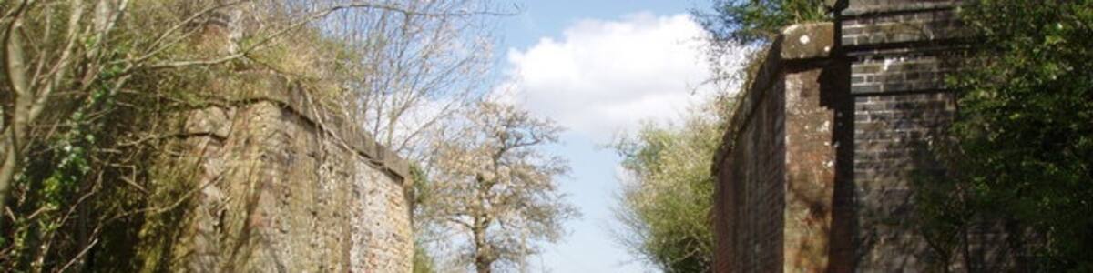 Photo "Forgotten railway The Beeching 'axe' of the 1960s was a severe blow to the rural rail network around the country, especially in Norfolk. Passenger traffic ended between Dereham and Fakenham but the line remained in use for goods traffic and served the Maltings at Ryburgh. But a few years ago, the track was ripped up and bridges like this one near Gateley have become overgrown. Fortunately, part of the line is being revived by enthusiasts who run it as the Mid-Norfolk Railway." by David Williams (Creative Commons Attribution-Share Alike 2.0) / Cropped from original