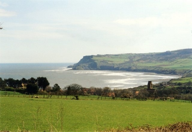 Field overlooking Robin Hood's Bay